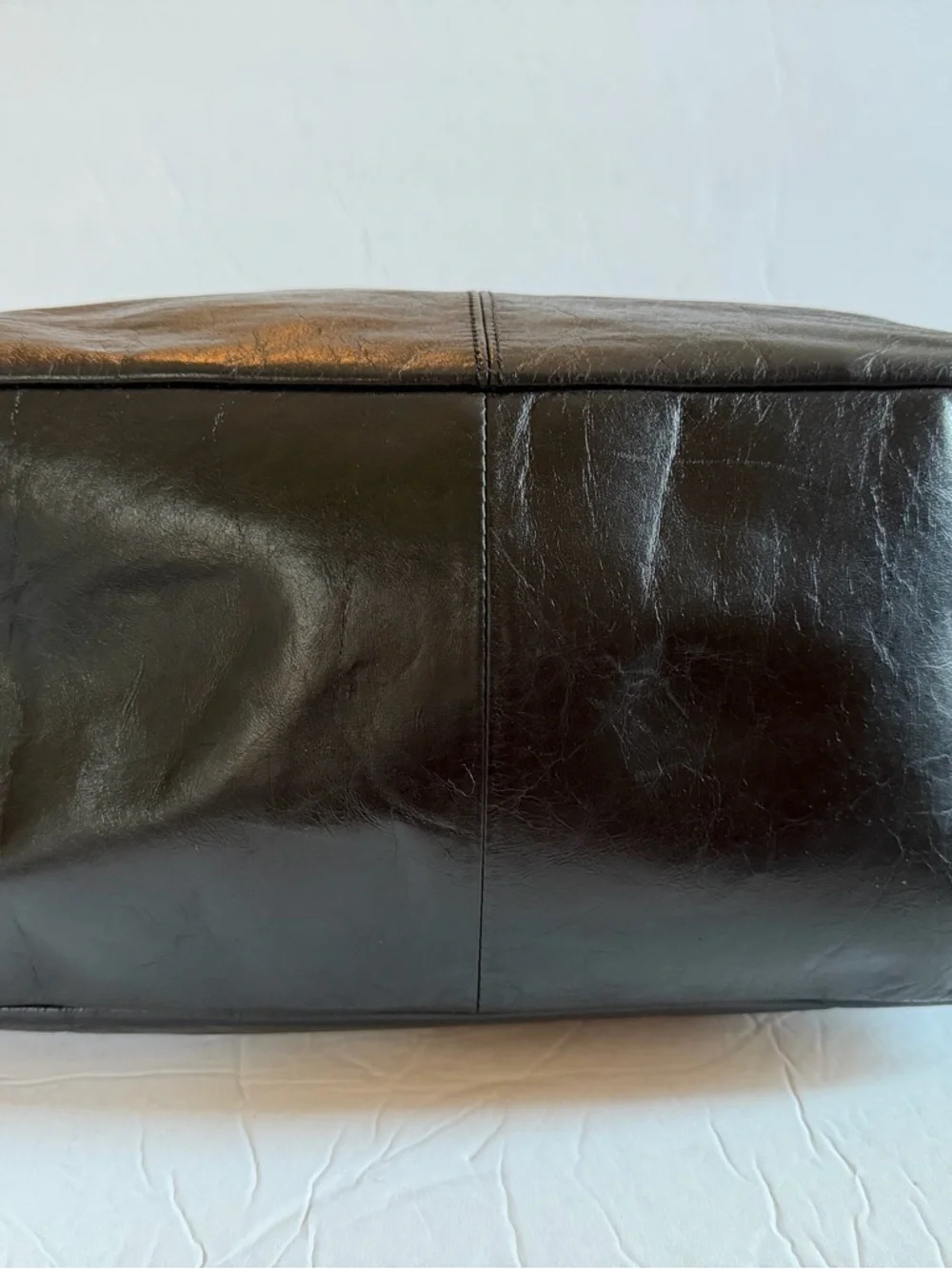 HOBO International Vintage Large Black Tote Leather Purse Bag